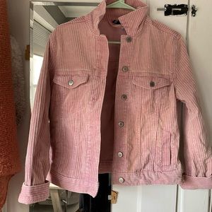 Pink Corduroy Jacket